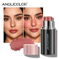 Anglicolor Long Lasting Highlighter, Contour Stick & Blush | Cruelty Free | Gentle Formula | Vegan | High Color Rendering | Natural Glow